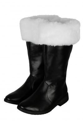 Luxuriöse Weihnachtsmannstiefel Nikolausstiefel Santa Claus Gr.42 bis 46