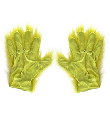 Grinch grüne Hände Fellhände Zottelhände