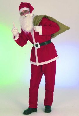 WIM 14935 Nikolas Kostüm Weihnachtsmann Miss Weihnachtsfrau Santa Claus X-Mas 