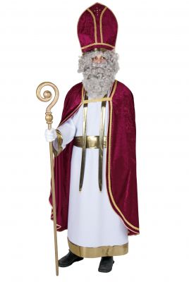 Bischof St. Nikolaus komplett Kostüm Pannesamt Deutsche Herstellung