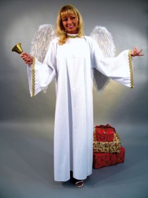 Engel Engelkleid auch für Herren Kostüm Weihnachten Christkind