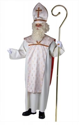 Bischofsgewand komplett Weihnachtskostüm Heiligabend Sankt Nikolaus