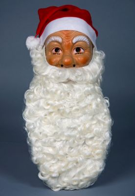 Nikolausbart Weihnachtsmannbart flachsblond Rauschebart Weihnachten