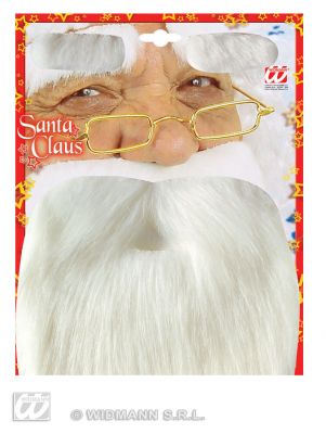Nikolaus Weihnachtsmann Nikolausbart Weihnachtsmannbart + Augenbrauen