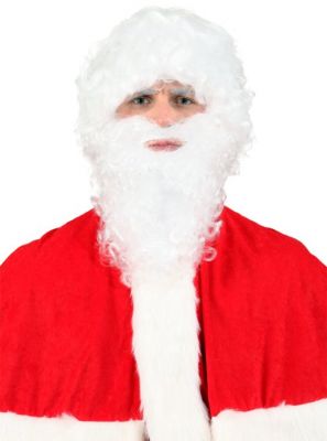 Nikolaus Weihnachtsmann Bart + Perücke Weihnachtsmannbart Santa Claus