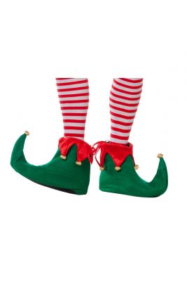Weihnachtself Überzieher / Schuhe Wichtel Elfenschuhe