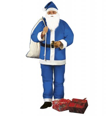 Nikolaus Weihnachtsmann blau Väterchen Frost blauer Weihnachtsmann