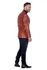 Weihnachtssakko Paillettensakko Weihnachtsjacke festlich glänzend Reality