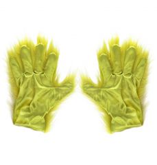 Grinch grüne Hände Fellhände Zottelhände