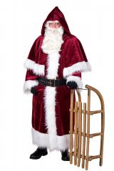 Mantel mit Pellerine Weihnachtsmantel Nikolausmantel Nostalgisch Made in der EU