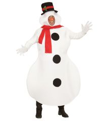 Schneemann Schneemannkostüm Snowmen mit Schal und Zylinder