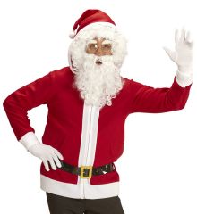 Nikolaus Weihnachtsmann Jacke mit Kapuze Weihnachtsfeier Apreski